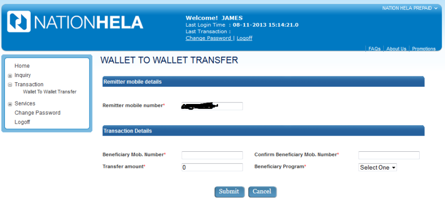 NationHela Transfer