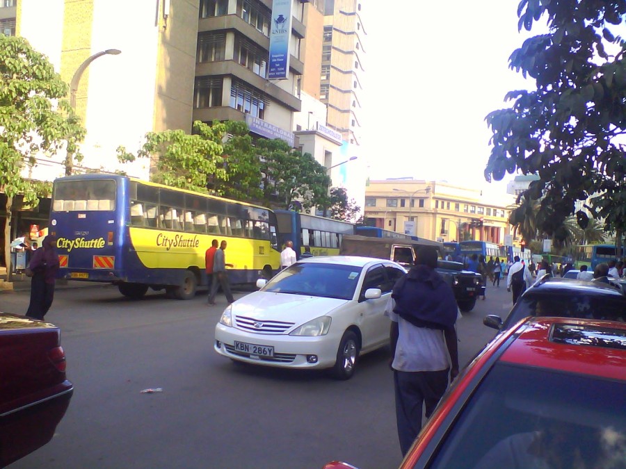 Matatu Strike Parked Buses Moi Avenue
