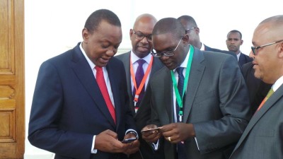 President Uhuru Kenyatta tops up his My 1963 card
