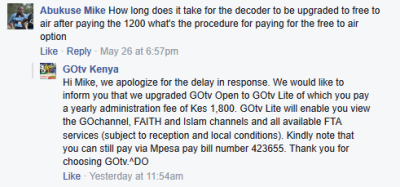 Free to Air - GOtv