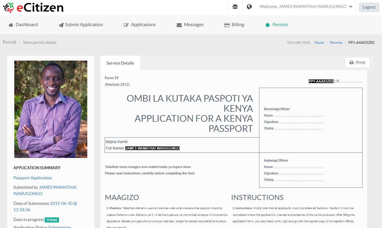 How To Apply For A Kenyan Passport On Ecitizen Hapakenya