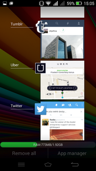 Infinix Zero 2 - Memory