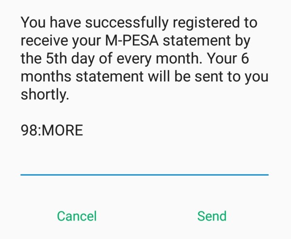 MPESA statement 4
