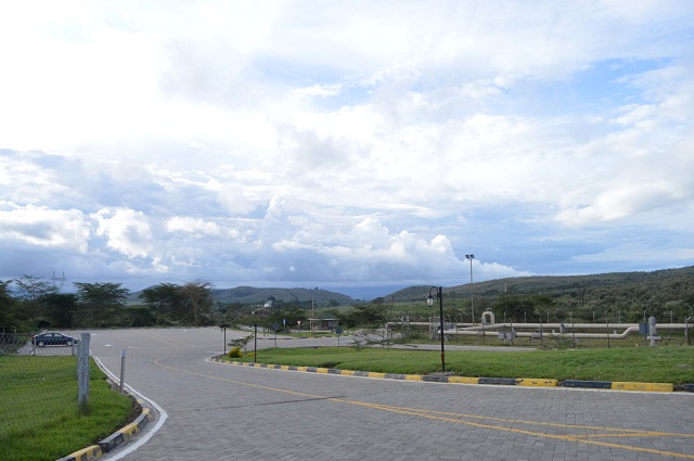 Ol Karia Geothermal Spa driveway