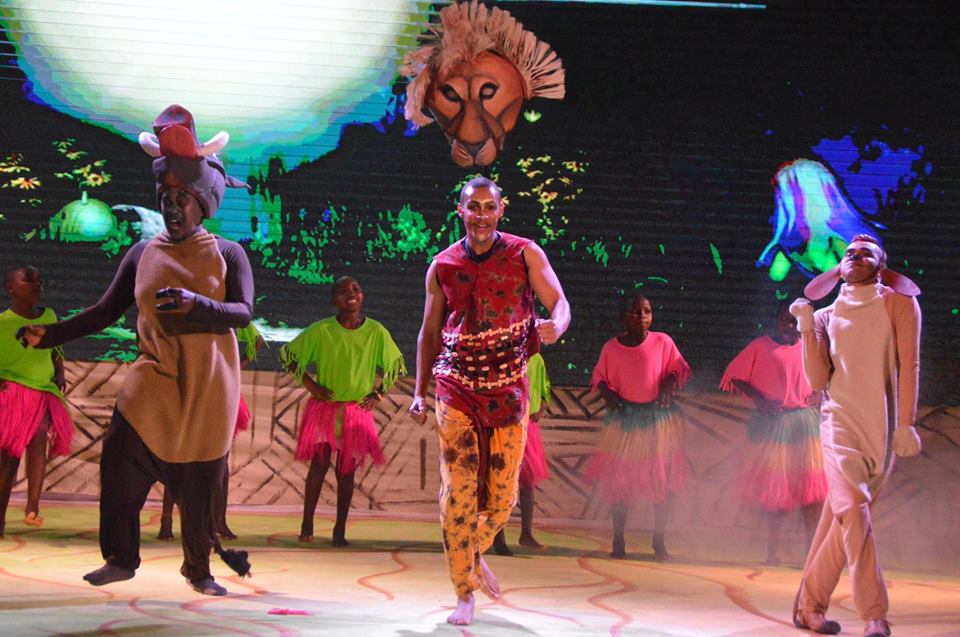 Scene from the musical Simba 